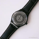 1993 Swatch SSM101 Black Deco Uhr | Jahrgang Swatch Stoppuhr