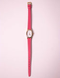 Diminuto Timex reloj para mujeres con cuero rosa reloj Correa