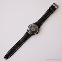 1993 Swatch SSM101 Black Deco Watch | كلاسيكي Swatch ساعة التوقيف