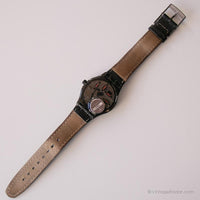 1993 Swatch SSM101 Black Deco Watch | Vintage ▾ Swatch Cronometro