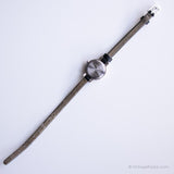 Orologio da carrozza vintage Timex | Orologio per ufficio tono d'argento