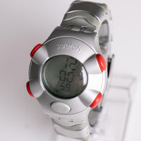 Swatch إيقاع رقمي Transphere II YFS4007AG | الساعة السويسرية الرقمية القديمة