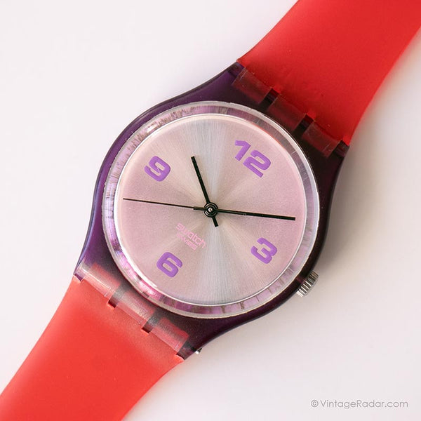 2001 Swatch GV116 Fleurs d'Ocean Watch | Rosa vintage Swatch Gentiluomo