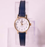 Acquista di Timex Cinghia di orologio in pelle blu da orologio da donna indiglo