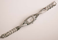 Sily-tone de luxe DKNY Quartz montre | Montres vintage pour les femmes