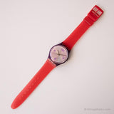 2001 Swatch GV116 Fleurs d'Ecean reloj | Rosa vintage Swatch Caballero