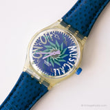 1993 Swatch Tono SLK100 en azul reloj | Azul vintage Swatch Musical