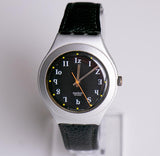 1995 Crazy Alphabet YGS1004 swatch السخرية عتيقة الساعة | 90s نادر الحد الأدنى swatch