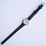 Vintage Tiny Office Armbanduhr von Timex | Silberton Uhr für Sie