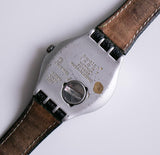 1995 Crazy Alphabet YGS1004 swatch السخرية عتيقة الساعة | 90s نادر الحد الأدنى swatch