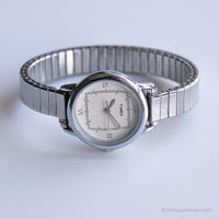 Elegant Vintage Timex Watch for Ladies | Stainless Steel Wristwatch