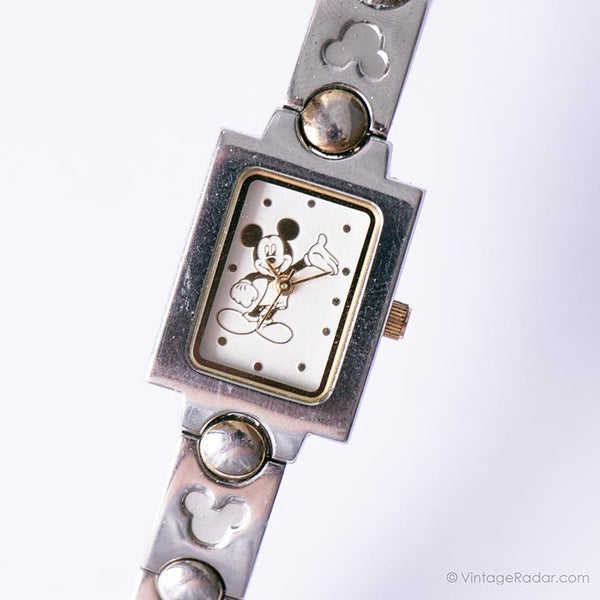 SII Marketing por Seiko Dos tonos Disney reloj Ultra pequeño