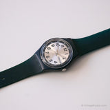 2004 Swatch GN716 Zeit in Blau Uhr | Vintage -Tag und Datum Swatch
