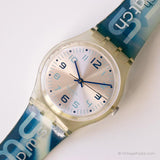 2005 Swatch Orologio di brandname GE162 | Blu vintage Swatch Gentiluomo
