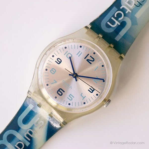 2005 Swatch GE162 Brandname Watch | زرقاء خمر Swatch جنت