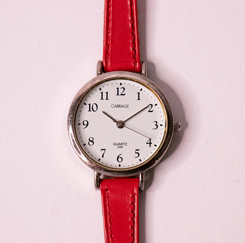 Vintage Silver-Tone Carriage by Timex Watch for Women – Vintage Radar