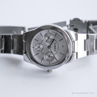Antiguo Timex Lujo reloj para damas | Fecha de tono plateado reloj para ella