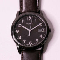 Black degli anni '90 Timex Data indiglo orologio | Quadrante nero Timex Guadare