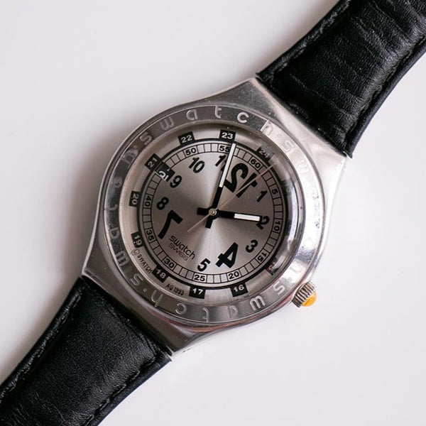 1993 Suisse vintage swatch Ironie montre | swatch YGS401 en arrière montre