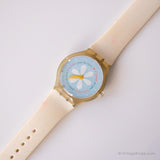 2003 Swatch STGK100 Französischer Liebhaber Uhr | Vintage Blumen Swatch