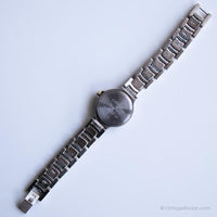 Orologio in acciaio inossidabile da donna vintage | Carrozza di Timex Orologio al quarzo