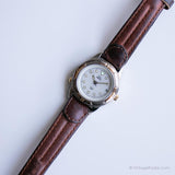 Vintage dos tonos Timex Indiglo Wallwatch | Cuarzo reloj para ella