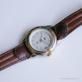 Vintage Two-tone Timex Owatch da polso indiglo | Quarzo guarda per lei