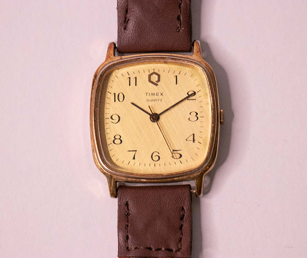 Or vintage Timex Q Quartz montre Timex M cellule montre