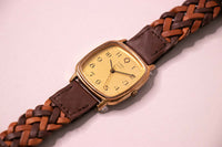 Vintage Gold Timex Q Quartz Watch | Timex M Cell Watch