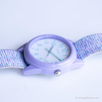 Morado vintage Timex reloj para damas | Vistoso Timex reloj