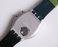 1996 swatch المفارقة زيبة YGS9000 ساعة | 90s خمر سويسري swatch راقب
