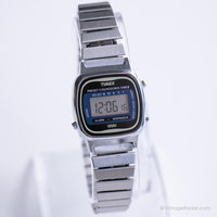 Vintage Digital Timex Uhr für Damen | Edelstahl -Armbanduhr
