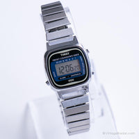 Digital vintage Timex reloj para damas | Reloj de pulsera de acero inoxidable