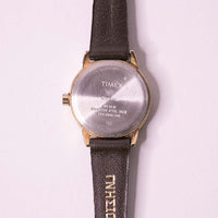 Small Timex Indiglo Watch for Women on a Brown Leather Strap