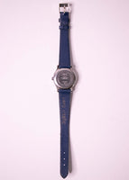 Dames cadran bleu Timex Indiglo WR 30m montre Sangle en cuir bleu