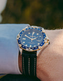 Gorgeous BNW701 Benrus Watch | Navy Blue Dial Benrus Watch - Vintage Radar