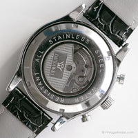 Vintage Ouyawei chronograph Mecánico reloj | Lujo negro reloj