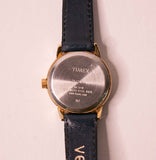 Timex ساعة تاريخ الإنديجلو للنساء حزام ساعة جلدية زرقاء