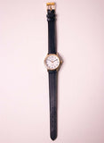 Timex Date indiglo montre pour les femmes en cuir bleu montre Sangle
