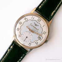 Orologio da data vintage Cortebert | Orologio meccanico elegante oro
