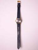 Timex ساعة تاريخ الإنديجلو للنساء حزام ساعة جلدية زرقاء