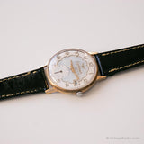 Fecha vintage de Cortebert reloj | Elegante mecánico de oro reloj
