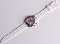 2002 CICLAMINO ROSA YMS401 swatch مفارقة Chronograph راقب