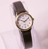 Timex Data indiglo orologio per donne con cinturino in pelle marrone