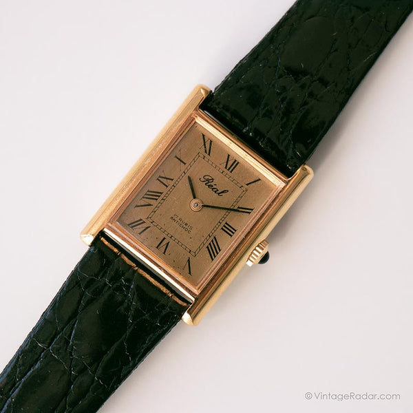 Eleganti donne orologi di Réal | Orologio da polso meccanico in oro vintage