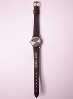 Timex ساعة التاريخ الإنديجلو للنساء مع حزام من الجلد البني