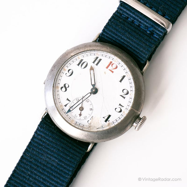 العتيقة 1940s ساعة ميكانيكية | ساعة معصم رجعية لها