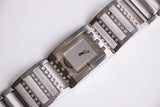 2005 swatch Subsple de brazalete cuadrado Subt103g reloj Antiguo