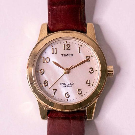 Damen modern elegant Timex Indiglo Uhr ohne Datumsfenster