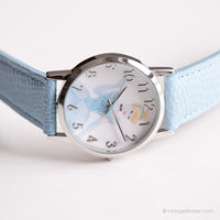 Vintage Blue Cinderella Uhr | Sammlerstück Disney Erinnerungsstücke Uhr